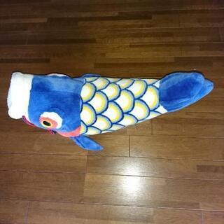 ビックでリアルな鯉のぼりのぬいぐるみの画像