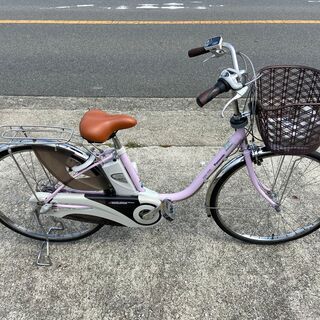 新春感謝セール 新基準良品Panasonic 8.9AH 電動シスト自転車W26