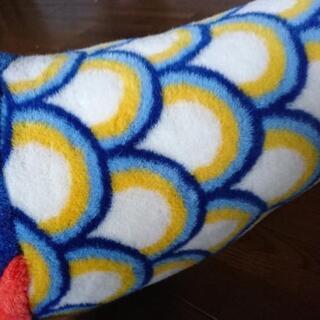 ビックでリアルな鯉のぼりのぬいぐるみの画像