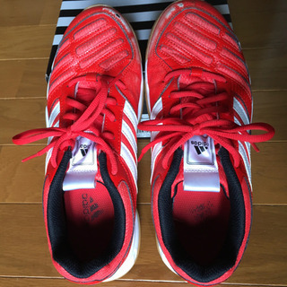 【GW最終値下】アディダス　バドミントンシューズ　25.5cmの画像