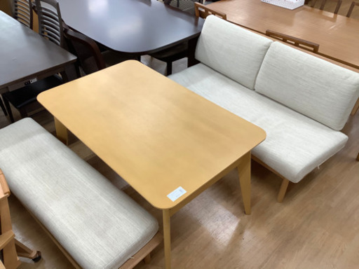【取りに来れる方限定】ベンチダイニング3点セット売ります‼︎