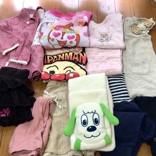 子供服①80-90cm 秋服 長袖 シャツ スカート ズボン パ...