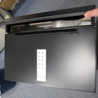 【　値下げしました。　】　未使用品、郵便ポスト、ステンレス製、フェイスはブラックです。の画像