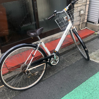 ギア付きの大人用自転車売ります！！4000円です！の画像