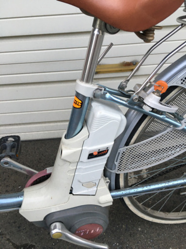 現在商談中】ナショナル　電動サイクル　電動自転車　子供のせ