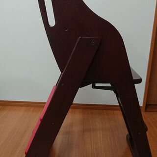 ベビーチェア 木製 折り畳み可能の画像