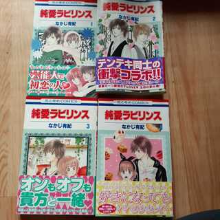 「純愛ラビリンス」なかじ有紀 【第1.２.３.４巻】白泉社の画像