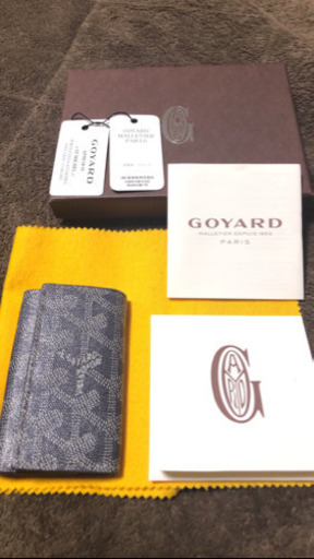 ゴヤール GOYARD PTE CLES SAINT MICHEL GRIS 6連キーケース グレー 