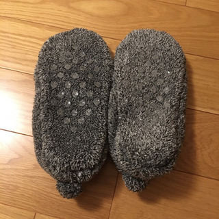 たぬきさんのモコモコルームシューズの画像