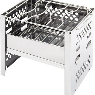 【新品】折りたたみコンロ バーベキュー 焚火台 アウトドア コン...