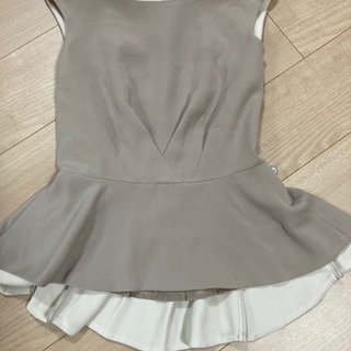 最終処分！will selection ノースリーブパンツ上下セットアップ　S  ブラウンの画像