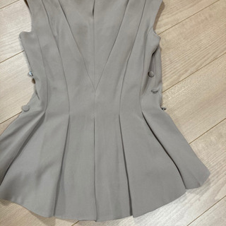 最終処分！will selection ノースリーブパンツ上下セットアップ　S  ブラウンの画像