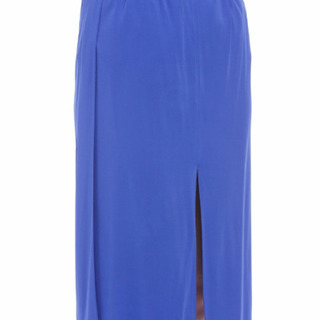 新品！「Jil Sander Navy」鮮やかブルーのフロントスリットスカート！の画像