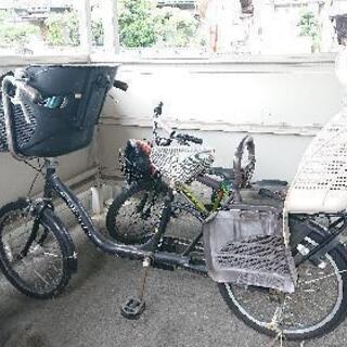 【お話し中】前後子乗せ自転車