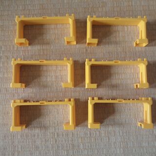 プラレール　複線ブロック橋脚（６個セット）の画像
