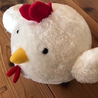 にわとり　ぬいぐるみ　