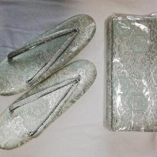 和装品　バックと草履のセットの画像
