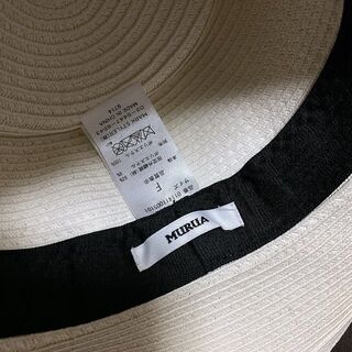 MURUA 麦わら帽子 ストローハットの画像