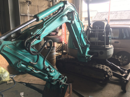 コベルコ sk25 ユンボ  ブレーカーライン付き