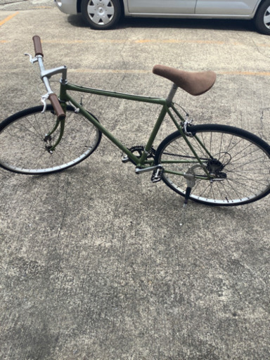 自転車 メーカー不明 フラットバーロード