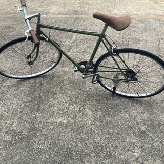 自転車 メーカー不明 フラットバーロード