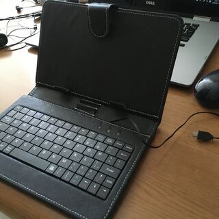 タブレット・スマホ用外付けキーボード（micro USB Typ...