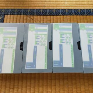 VHS生テープ未使用4本