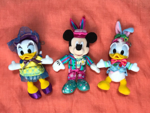 ディズニーイースター　ぬいぐるみバッジ