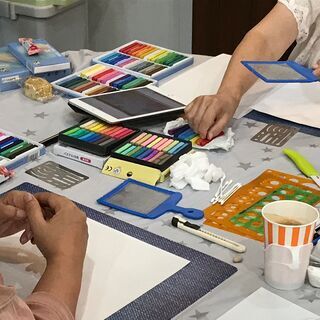 だれでも簡単にグラデーションのパステル画🎨が描けます！「3色パス...