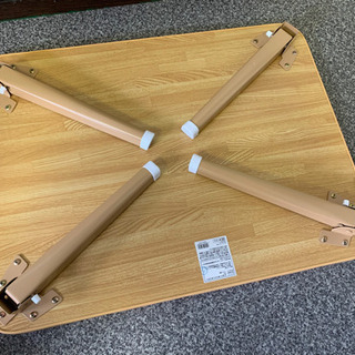 ⭐️(取引成立)緊急値下げ‼️ローテーブル木目⭐️の画像