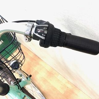 FLOATMIX　シティサイクル　自転車　26インチ　6段　荷台付きの画像