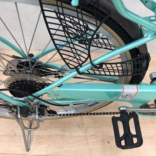 FLOATMIX　シティサイクル　自転車　26インチ　6段　荷台付きの画像