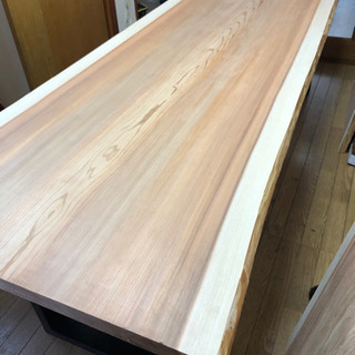 大特価 特大 極上品 W230サイズ 一枚板ダイニングテーブル 塗装無料☆の画像