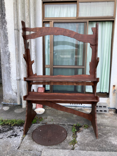手作り木の展示台