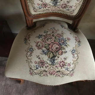 洋風　アンティークチェアー　美品の画像