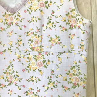 花柄　ノースリーブ　ワンピースの画像