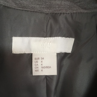 Ｈ＆Ｍ　ジャケット グレー 34の画像
