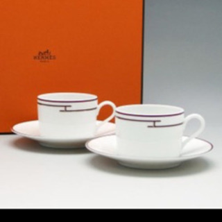 エルメス　カップ　二脚未使用の画像