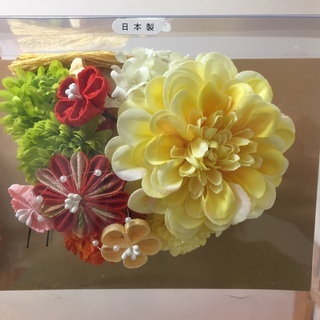 【日本産】花髪飾り　卒業式　成人式　結婚式の画像