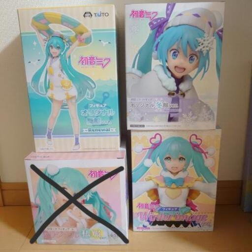 【5体で1000円】初音ミク、　リゼロ　レム　フィギュア