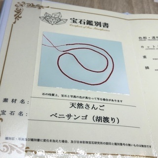【厄除け・生命力】地中海赤珊瑚＆屋久杉✳︎指輪お守りネックレス（鑑定書付き）の画像