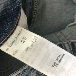 MOUSSY デニム 25インチの画像