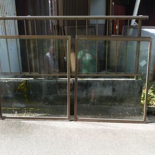 アルミサッシ窓 ２セット中古品　引き取り限定　岐阜県美濃加茂市[01]