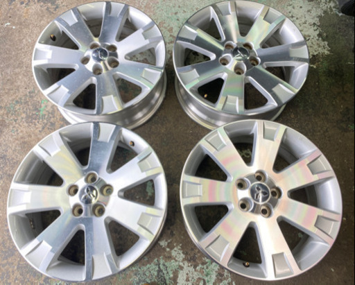 デリカD5　ミツビシ　18インチ　純正アルミホイール　4本　中古