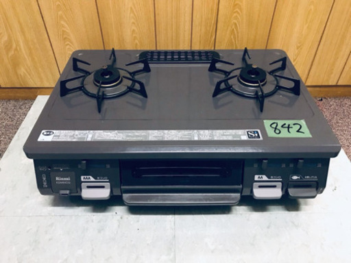 ✨高年式✨842番 リンナイ✨都市ガスコンロ✨RT64JH-L‼️