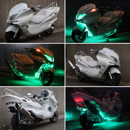 【YAMAHA マジェスティ】大人気‼︎★オールホワイトフルカスタム★早い者勝ち