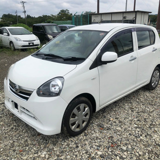 【決まりました。ありがとうございました】H25年式　4WD ミライース　白　車検2年付の画像