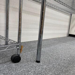 メタルラック幅150㎝×高さ151㎝×奥行46㎝（キャスター無し）の画像