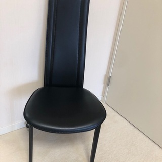 ダイニングチェア　4脚セット　ほぼ新品　大塚家具　革