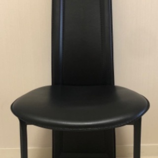 ダイニングチェア　4脚セット　ほぼ新品　大塚家具　革